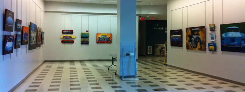 portion of gallery at the Ossining Library.