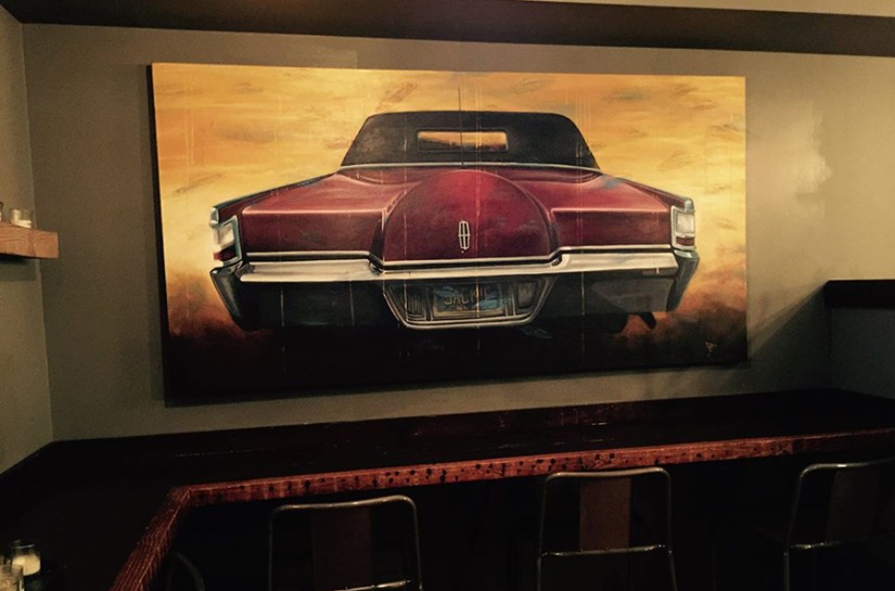 Lincoln limo at Gleason's